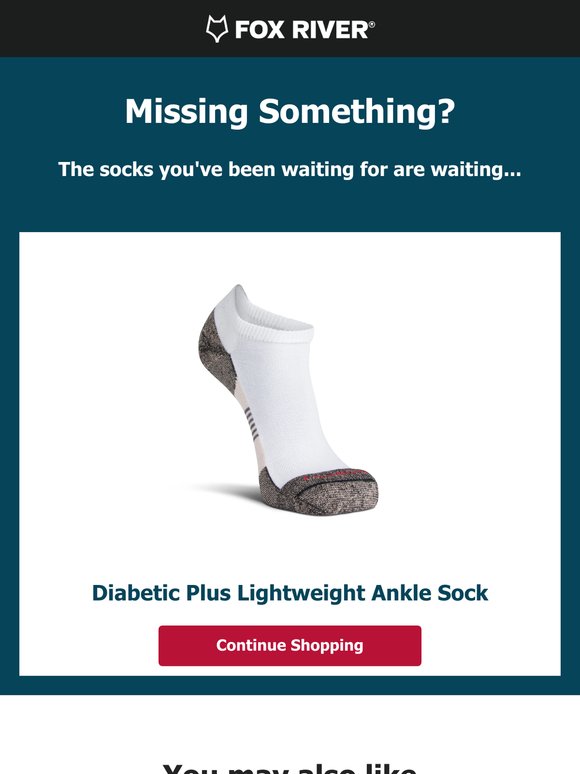 Diabetic Plus Lightweight Ankle Sock’ + Your Feet = A Perfect Pairing 🍂
