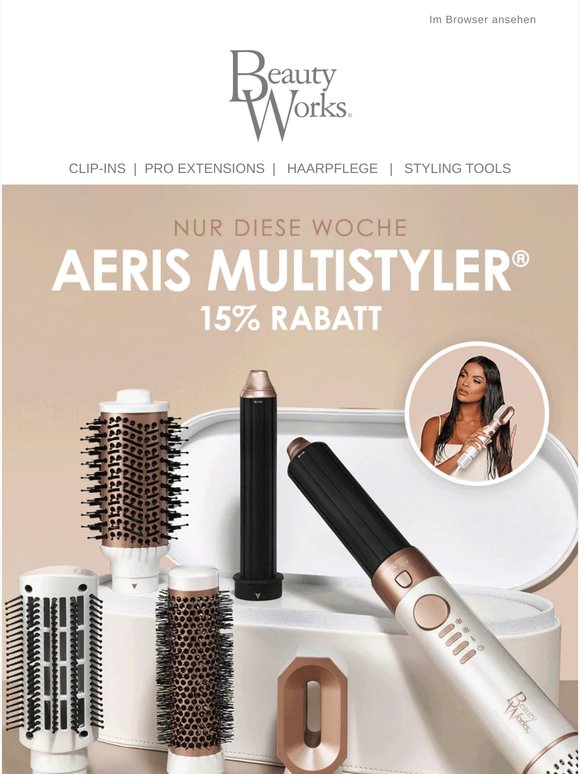 Der AERIS Multistyler wartet auf dich - jetzt mit 15% Rabatt! 💇‍♀️