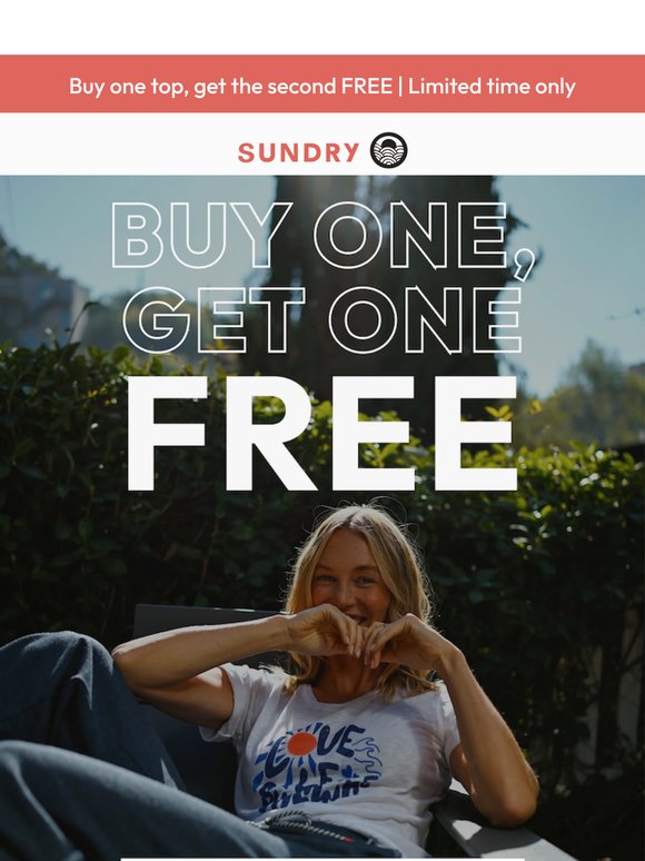 VIP Offer: Buy one, get one FREE 😚