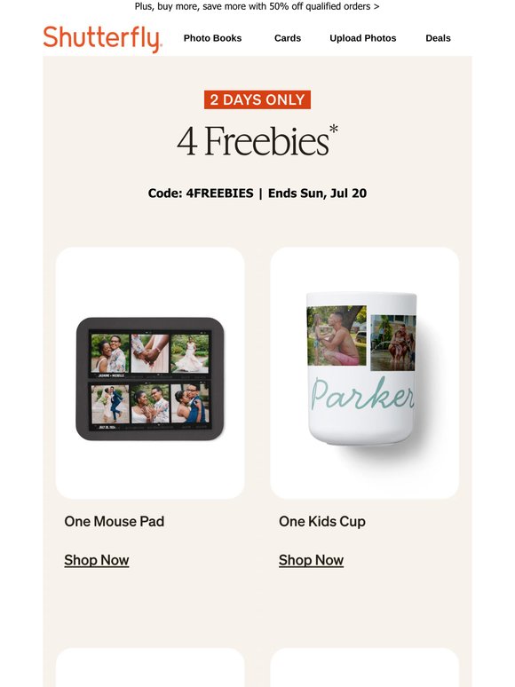 This just in: you’re getting 4 FREE gifts! 🎁