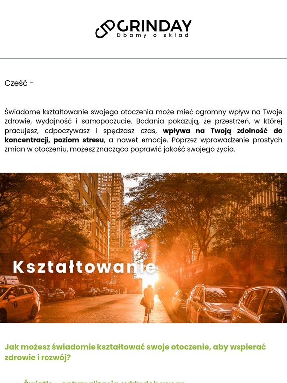 Świadome kształtowanie swojego otoczenia – wpływ środowiska na zdrowie i rozwój