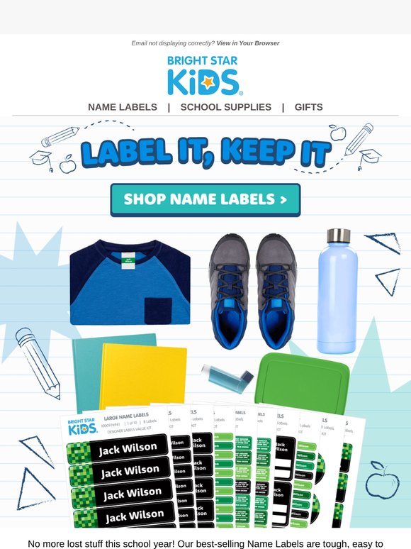 Label It, Keep It ✅