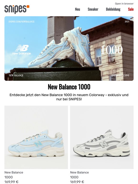 Exklusiv: New Balance 1000 👟