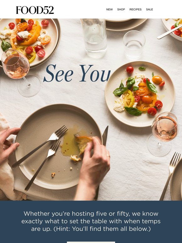 Summer dinner party? Let’s set the table.
