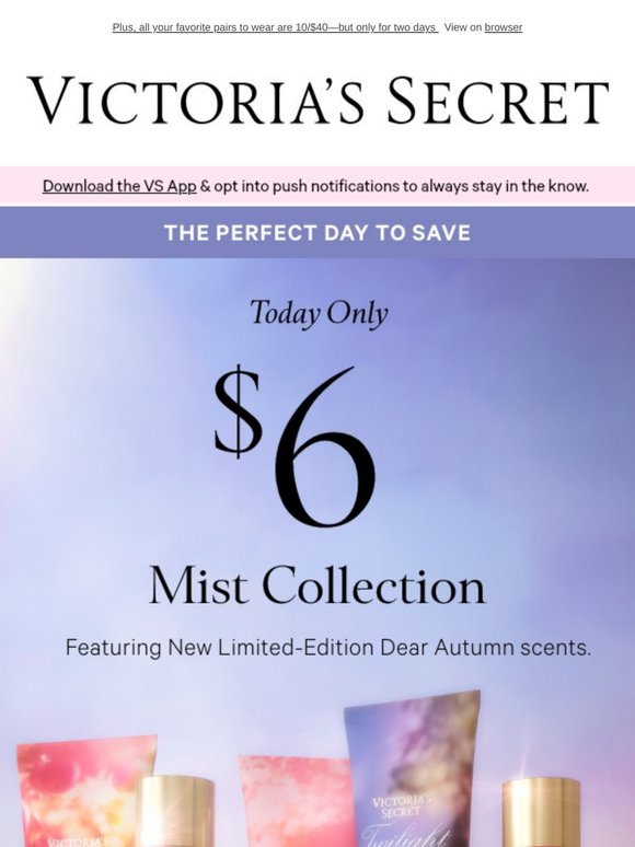 Final Hours: $6 NEW Mists & Lotions
