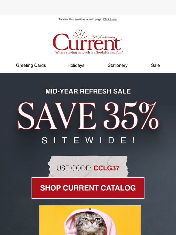 Mid-year sale: 35% off everything