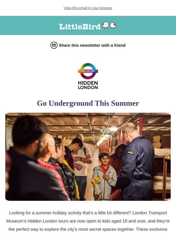 Explore the secret parts of the Tube this summer?