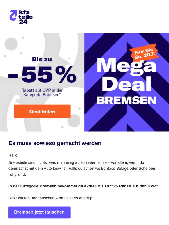 Quietschende Bremsen?