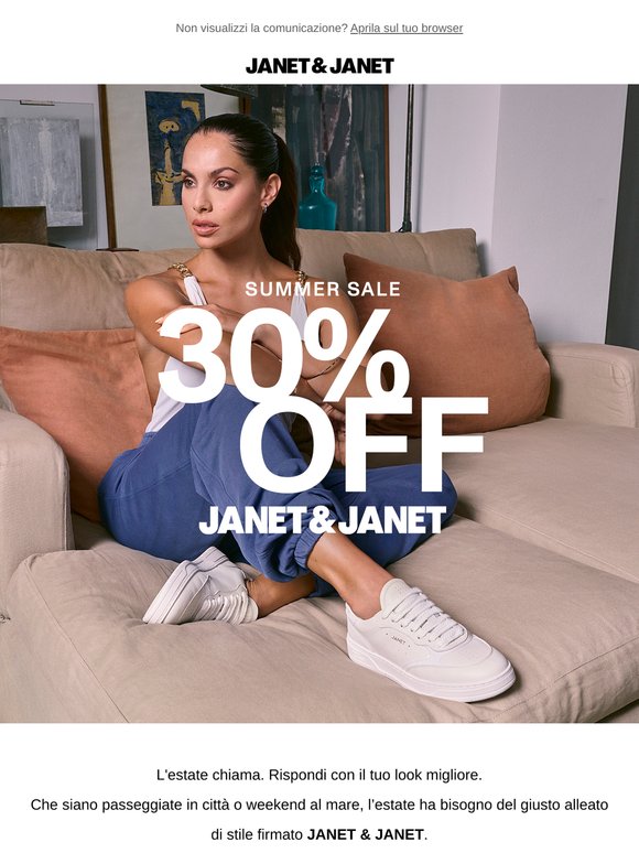 Scelte di stile e -30% di sconto!