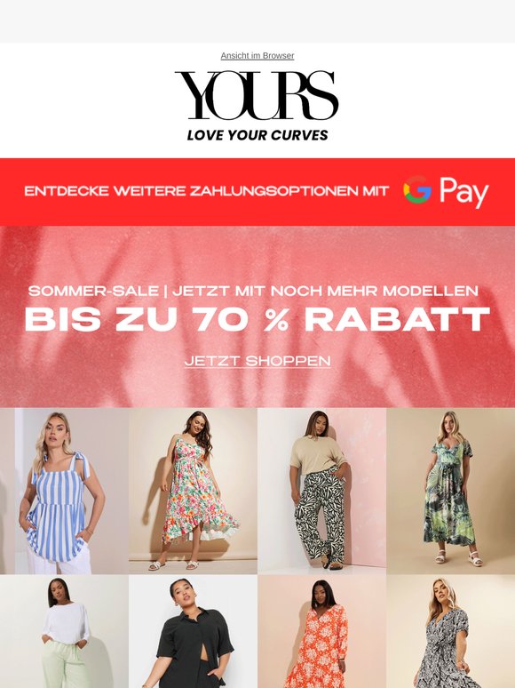 Sommer-Sale: Jetzt mit noch mehr Modellen