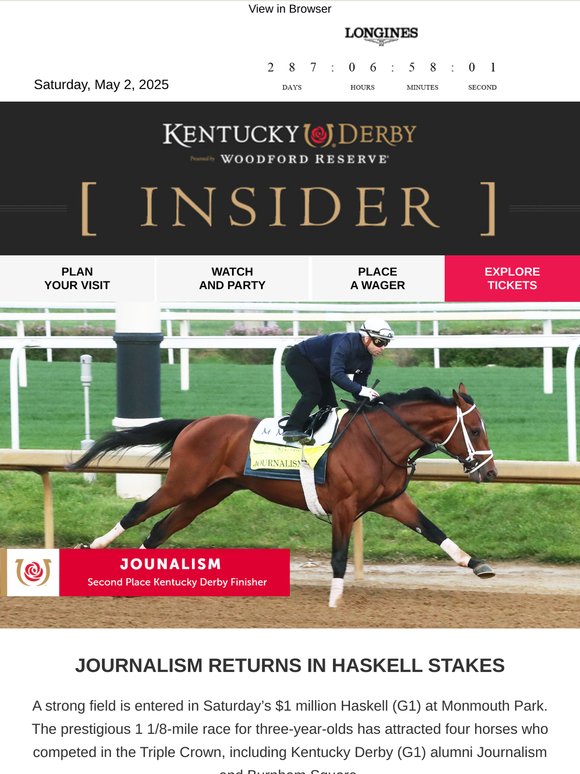 🌹 Derby Alum | Derby Favorite Returns to the Track
