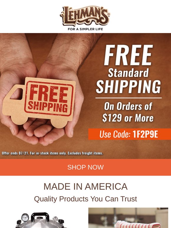 Grab Free Shipping Today ❤