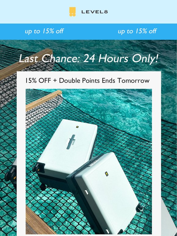 Last Call！Save While You Still Can！