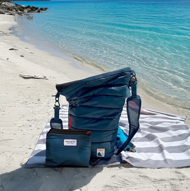 Monti on the beach