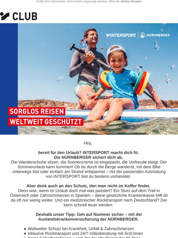 Sommer. Sonne. Sicher unterwegs.