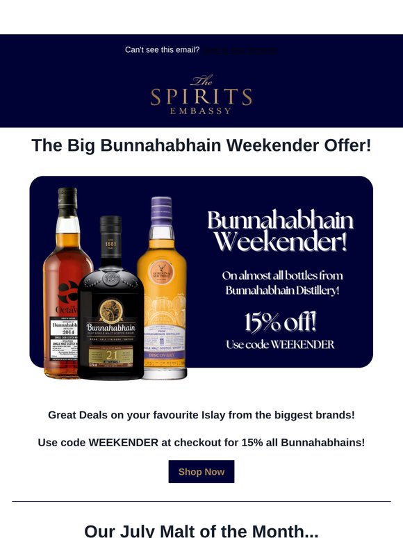 Get Ready for the Bunnahabhain Weekender