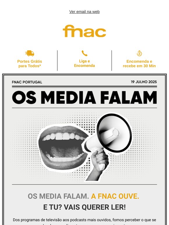 O que andam os Media a comentar? 📣