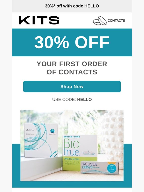 ❌❌Hurry! 30% off contacts❌❌