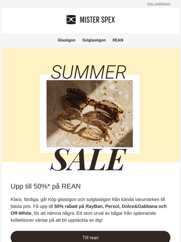 SOMMARREA: Upp till 50% rabatt på utvalda modeller
