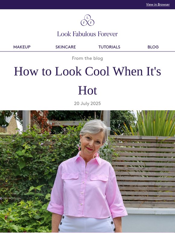 How to Look Cool When It Is Hot