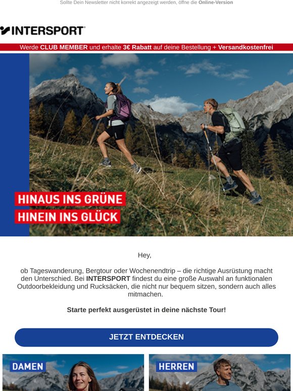 Bist du bereit für dein nächstes Outdoorabenteuer?
