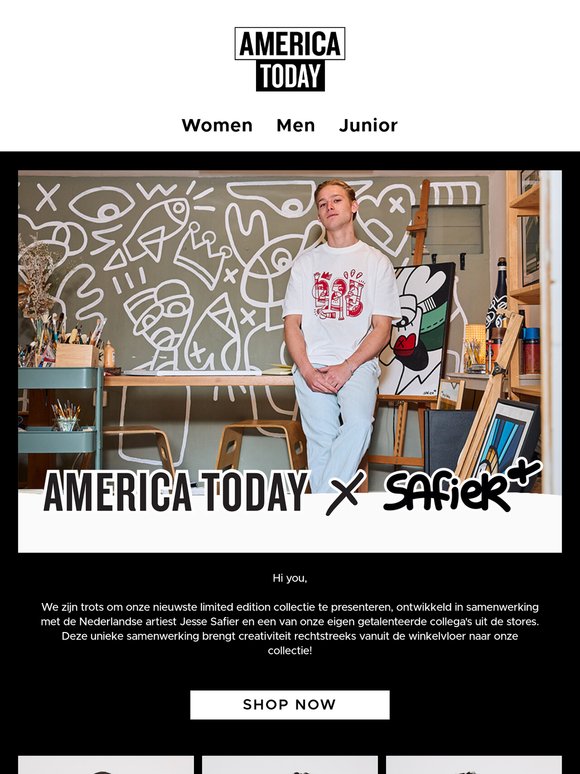 Limited drop | Jesse Safier x America Today
