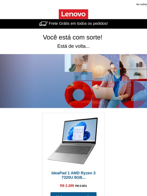 Boas notícias! Olha quem voltou!