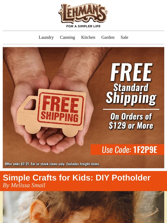 FREE SHIPPING + Crafting for Kids 😄