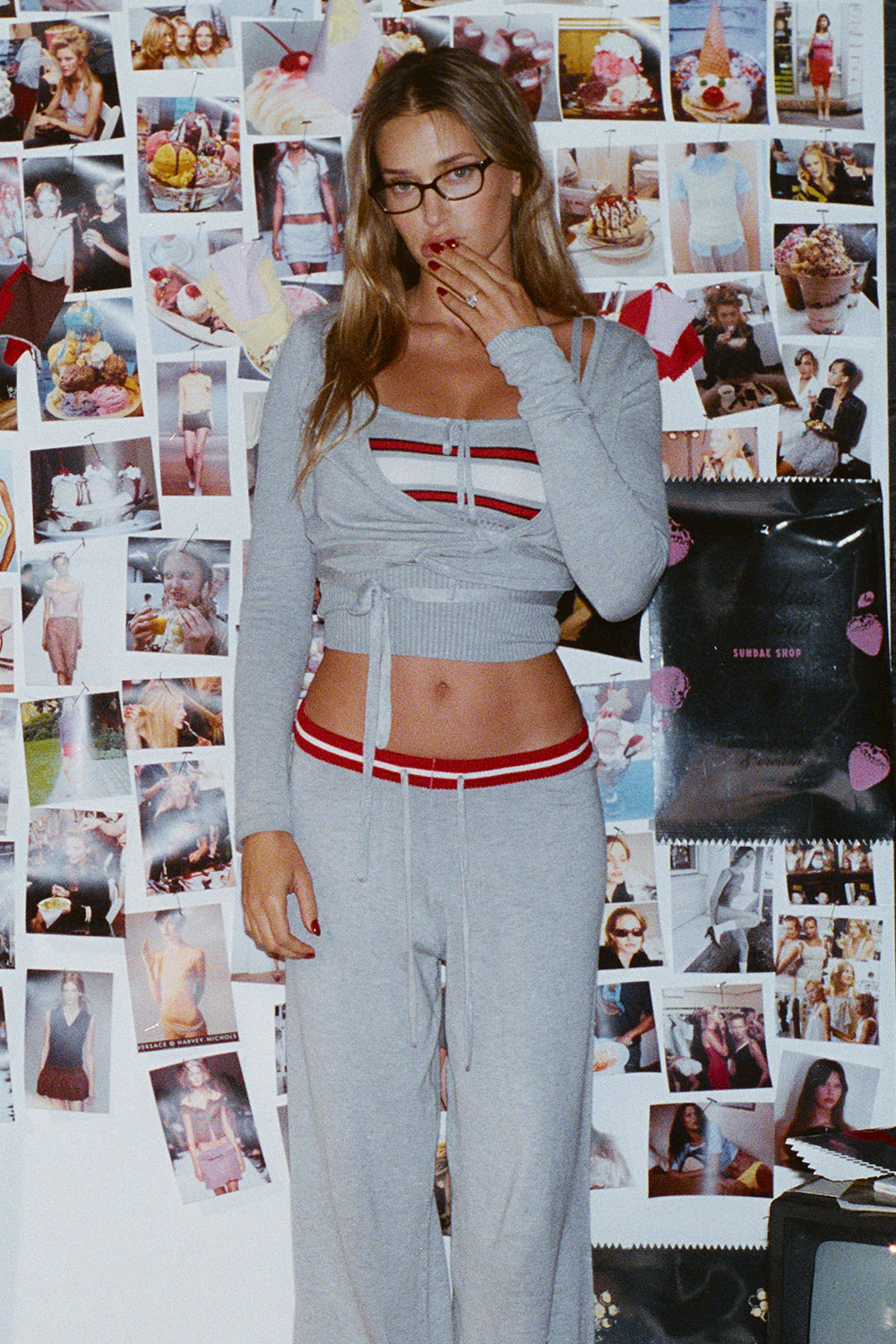 Image of Barrymore Knit Pants - Mochi Stripe