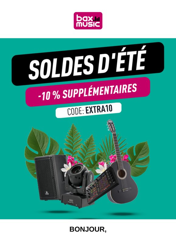 Ne ratez pas ça ! Jusqu’à 70 % de réduction + 10 % supplémentaires