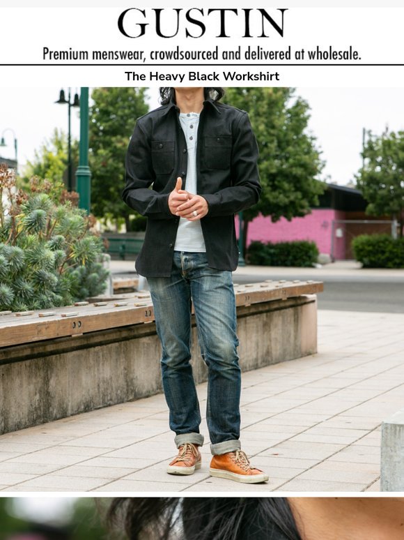 The Heavy Black Workshirt - One Of Our First And Still Best