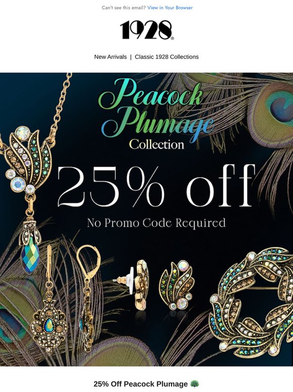 Peacock Plumage 25% Off