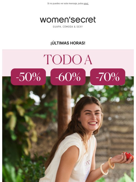 ¡Se acaba TODO a -50%, -60% y -70%! ⏱️ Estás a tiempo…
