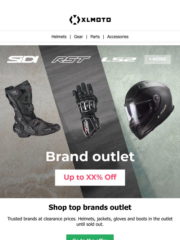 Brand outlet up to 70% off