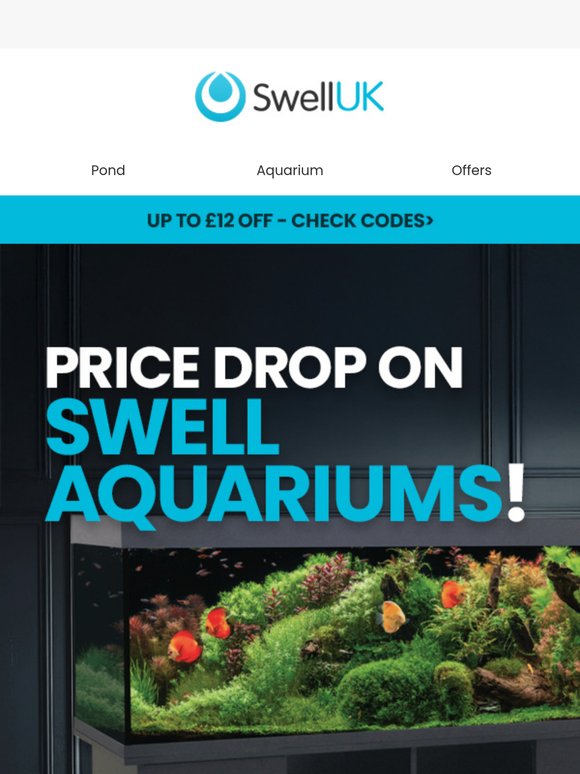 Price Drop on Swell Aquariums