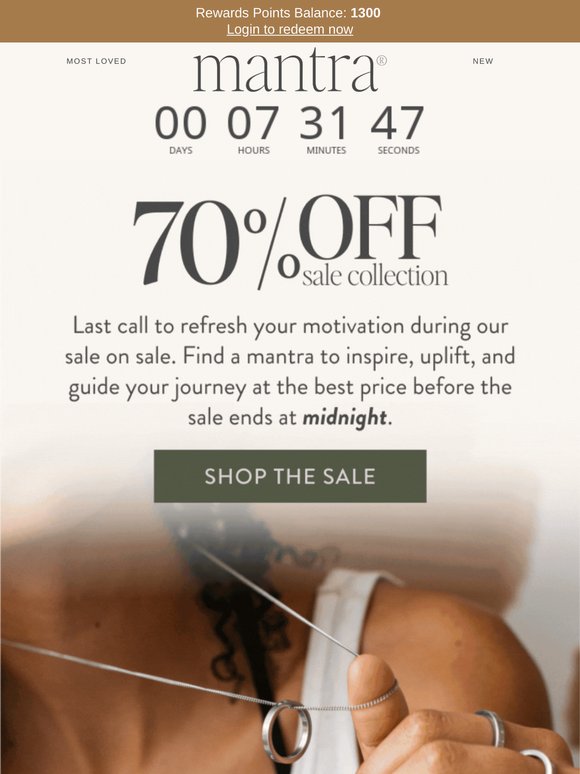 LAST CHANCE: 70% Off *everything* on Sale Collection ‼️