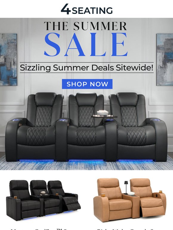 Your Summer Seating Upgrade Starts Here!