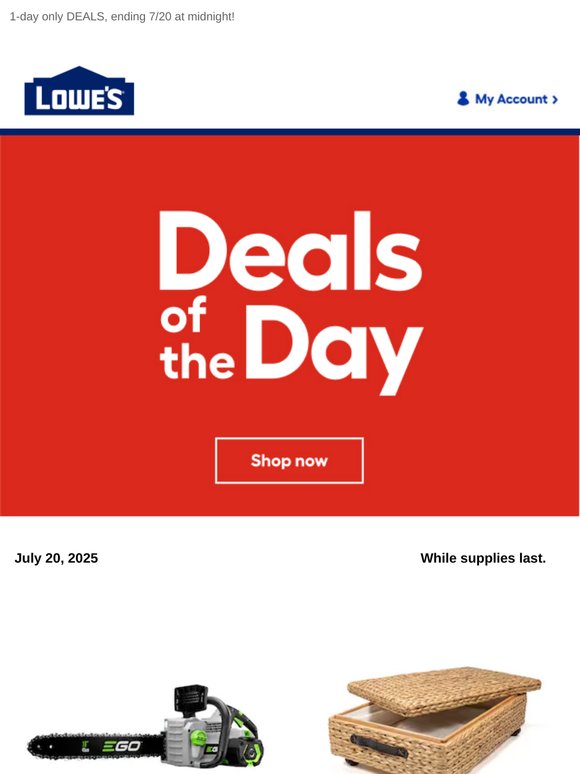 Time’s almost up! Shop these deals QUICK.