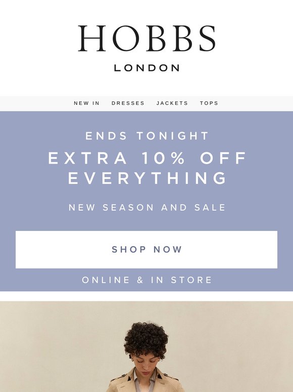 FINAL HOURS | Extra 10% off everything!