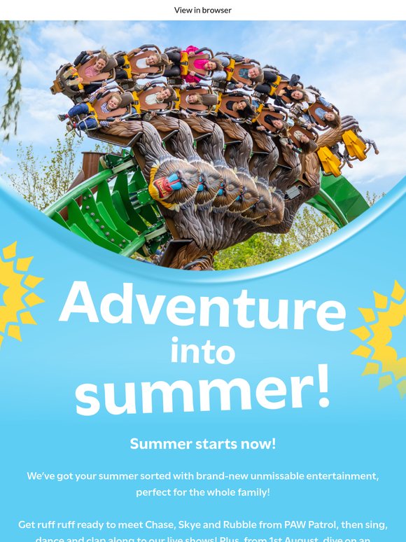Celebrate Summer at Chessington!🫧