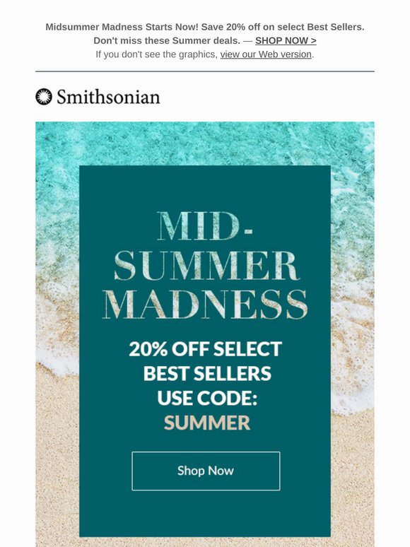 Smithsonian Store Email Newsletters Shop Sales, Discounts, and Coupon