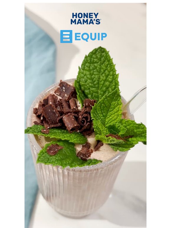 🌿🍫 Recipe for the Ultimate Chocolate Mint Protein Shake