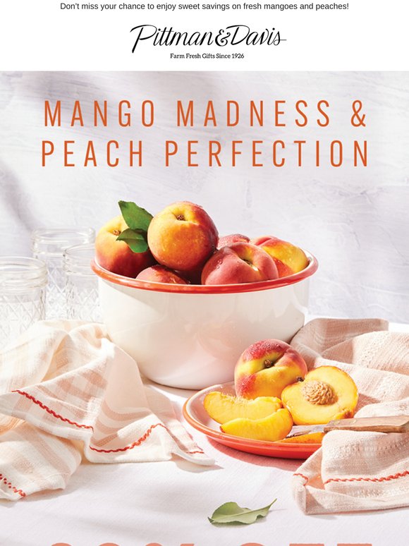 Mango Madness & Peach Perfection – 20% Off Happening Now!