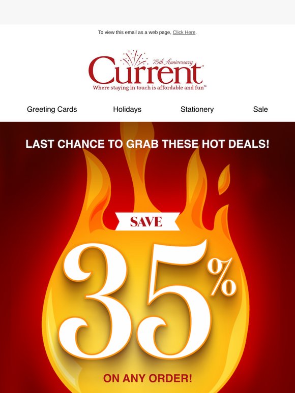 Hurry! 35% Off—Deals Ending Soon!