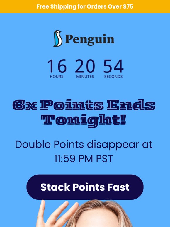 ⏳ Double Points End TONIGHT!