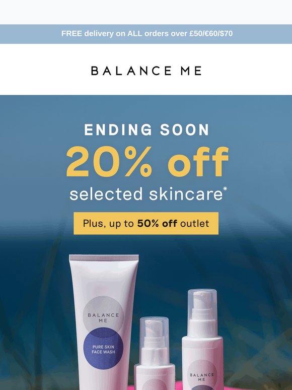 Don't Miss Up to 50% Off Skincare