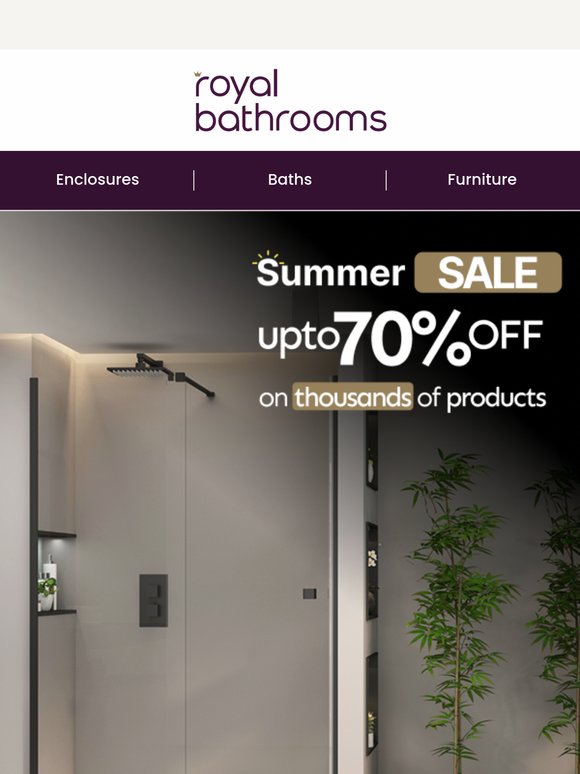 ☀️ Massive Summer Sale on Bathroom Must-Haves!