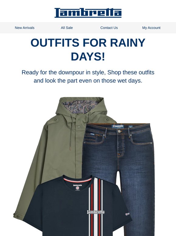 OUTFITS FOR RAINY DAYS!