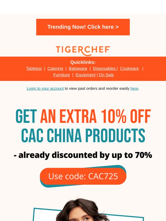 Huge CAC China Sale - up to 70%