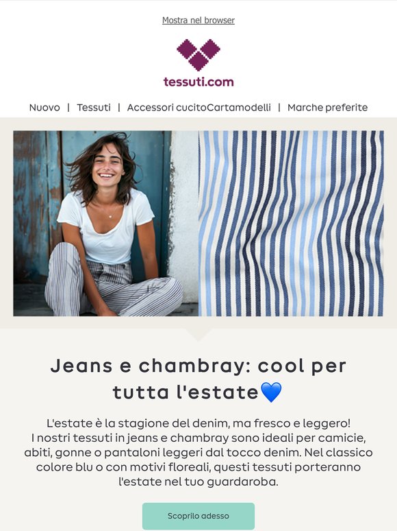 Jeans e chambray per il tuo outfit in denim